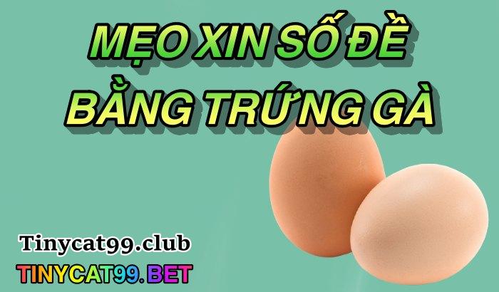 Mẹo xin số đề bằng trứng gà