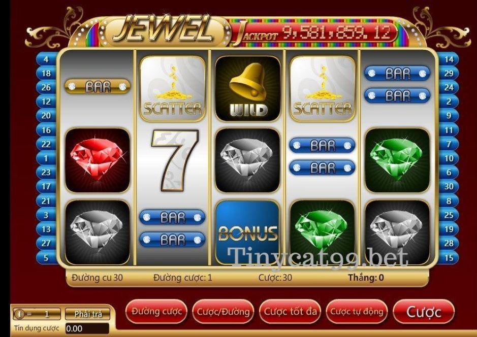 Slot Jewel tinycat99, slot jewel, cách chơi slot jewel ăn tiền