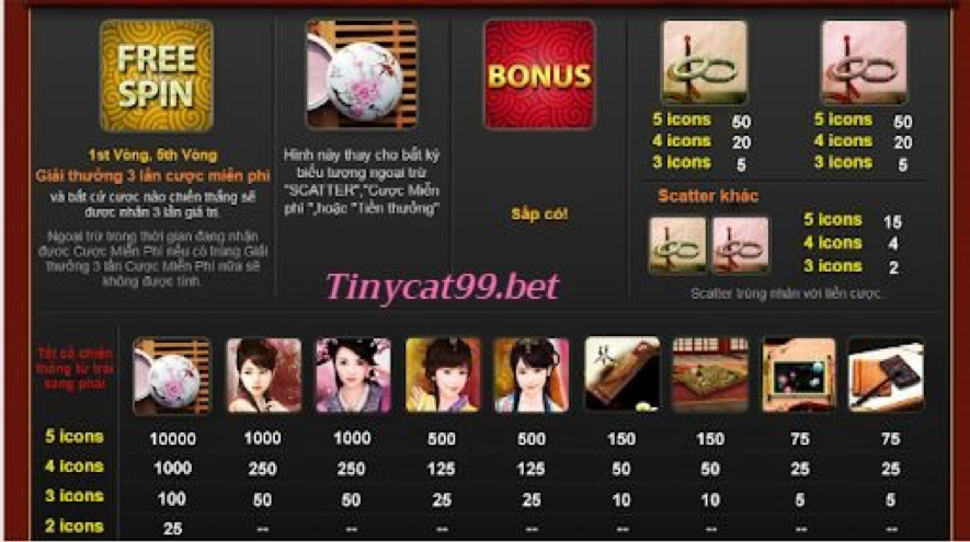 Chơi Slot Beauty trên Tinycat99, slot beauty tinycat99, choi slot beauty