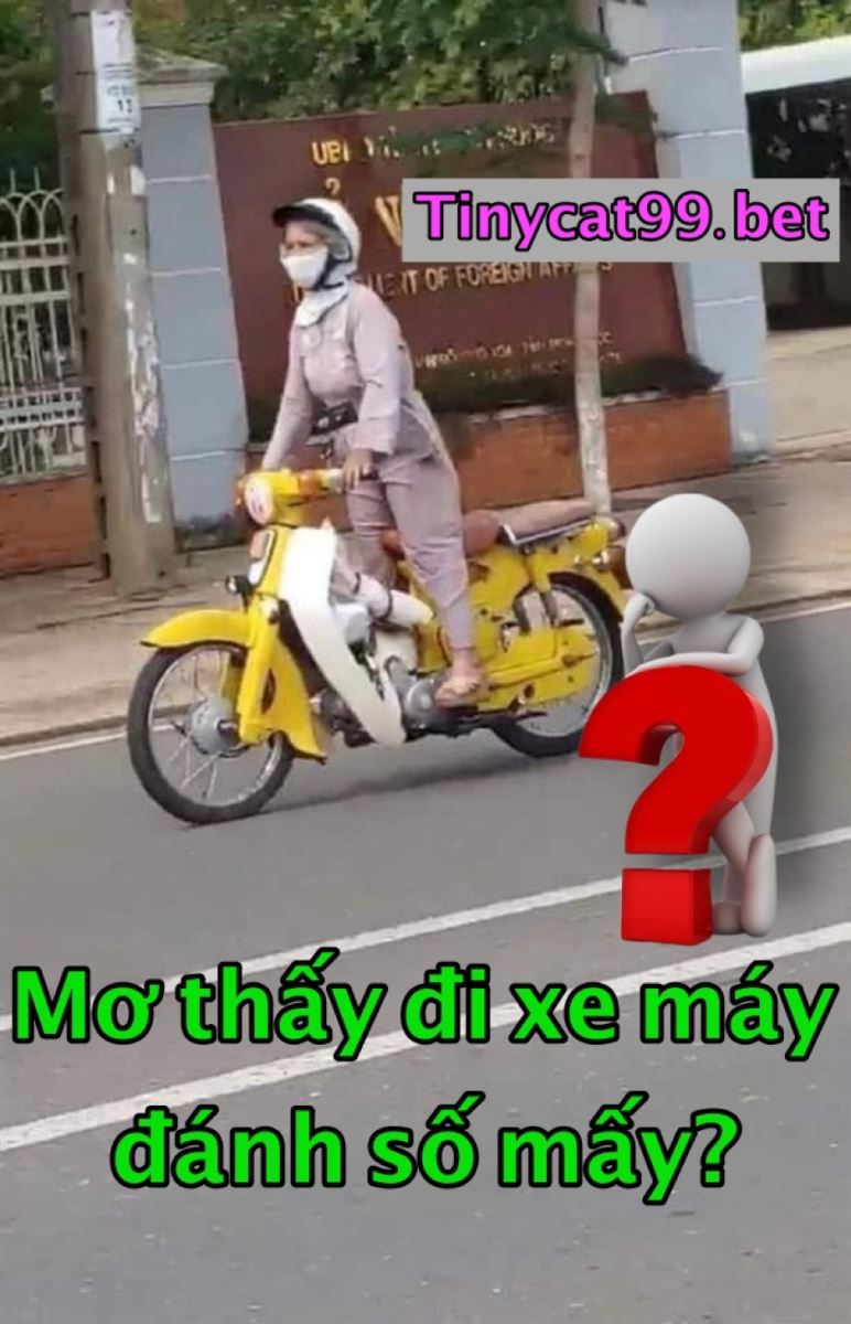 mơ thấy đi xe máy