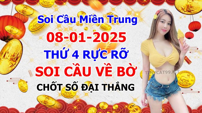 Soi cầu xsmt 08-01-2025, soi cầu mt 08-01-2025, dự đoán xsmt 08-01-2025, btl mt 08-01-2025, dự đoán miền trung 08-01-2025, chốt số mt 08-01-2025, soi cau mien trung 08 01 2025