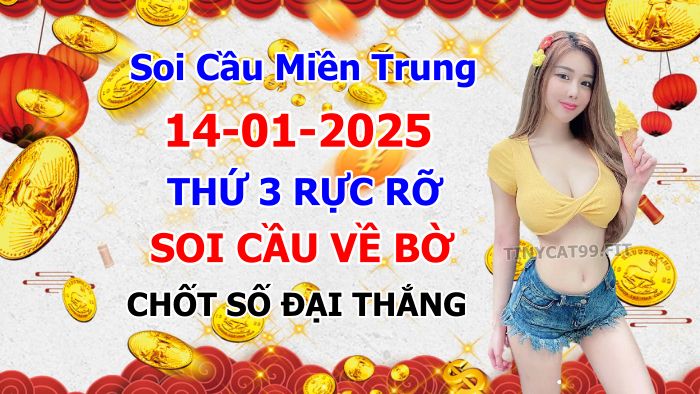 soi cầu xsmt 14 01 2025, soi cầu mt 14 01 2025, dự đoán xsmt 14/01/2025, btl mt 14-01-2025, dự đoán miền trung 14-01-2025, chốt số mt 14 01 2025, soi cau mien trung 14/01/2025